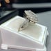 Sterling & CZ Diamond Ring