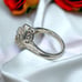 Sterling & CZ Diamond Ring
