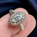 Sterling & CZ Diamond Ring