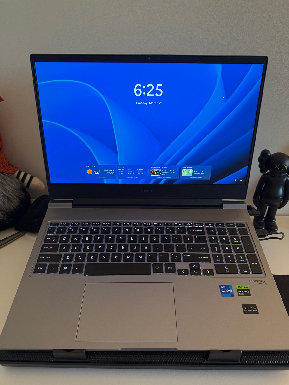 HP OMEN 16"Laptop, FHD 144Hz Display, Intel Core i7-14700HX, 32 GB RAM, RTX 4060