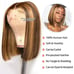 Human hair lace front wigs short cuts