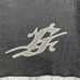 Girbaud Shirt Men's XL Gray Waffle Knit Embroidered Long Sleeve VTG Y2K