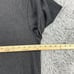 Girbaud Shirt Men's XL Gray Waffle Knit Embroidered Long Sleeve VTG Y2K