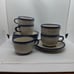 Polish pottery Teacup and saucer set