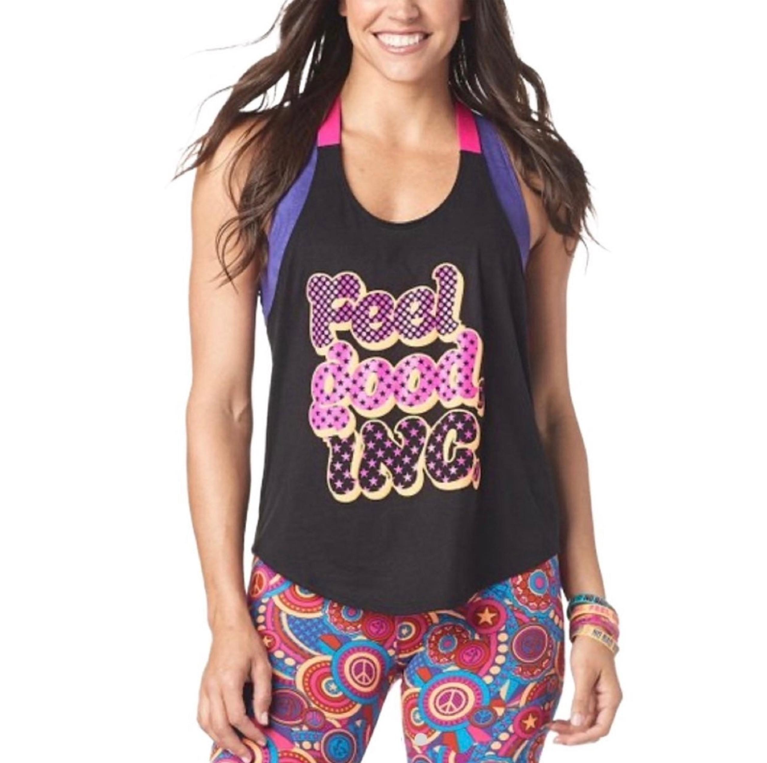 NWT Zumba Feel Good Dance Good Tank Top