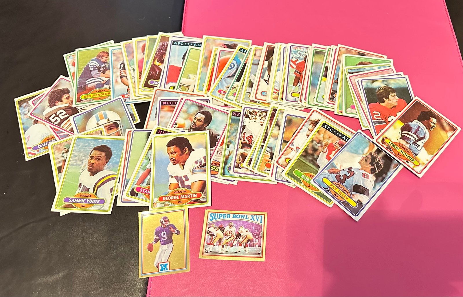 Topps Trading Cards 1980 1976 1977 Football and Baseball