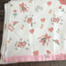 Vintage 1995 Barbie With Pink Trim Ballerina Blanket