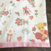 Vintage 1995 Barbie With Pink Trim Ballerina Blanket