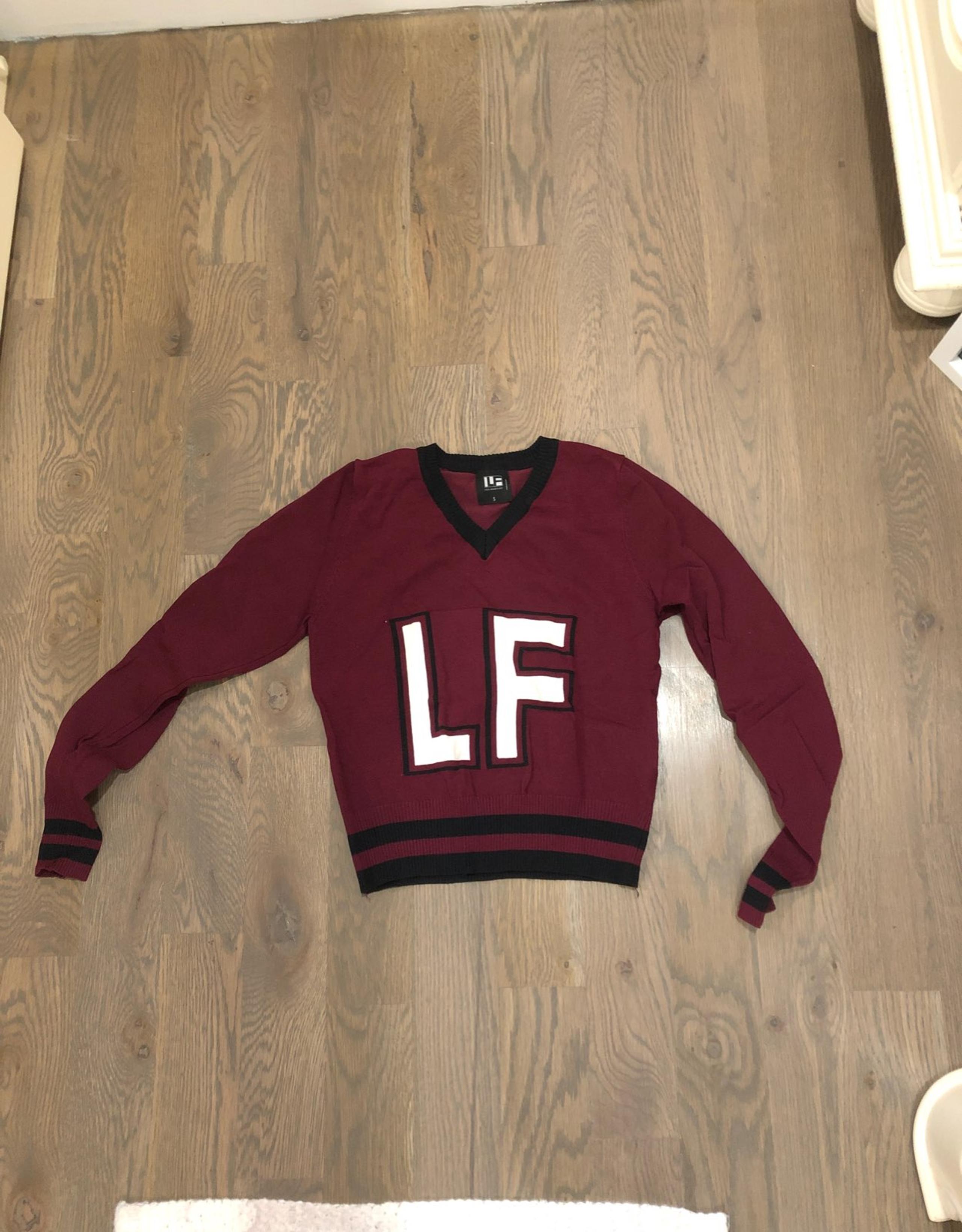 LF burgendy sweater