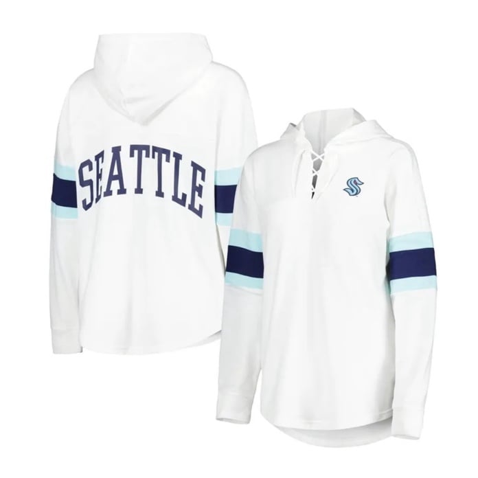 NHL Seattle Kraken Lace Up Hoodie Women’s XL