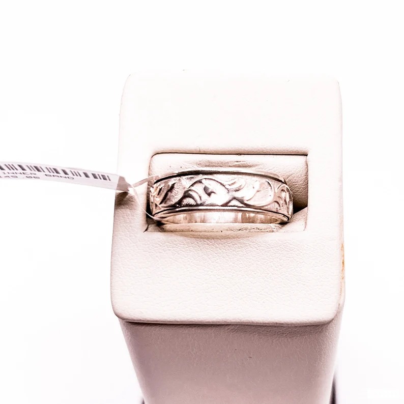 Estate Sterling Silver Spinner Ring size 8