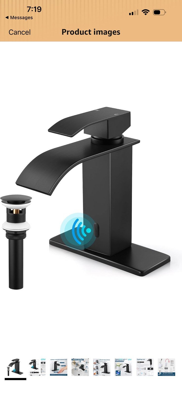 Touchless Barhroom Sink Faucet