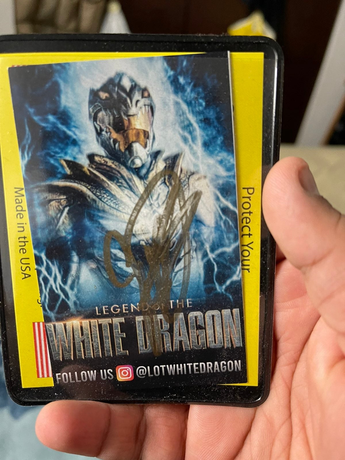 Autographed Card by Jason David Frank! JDF