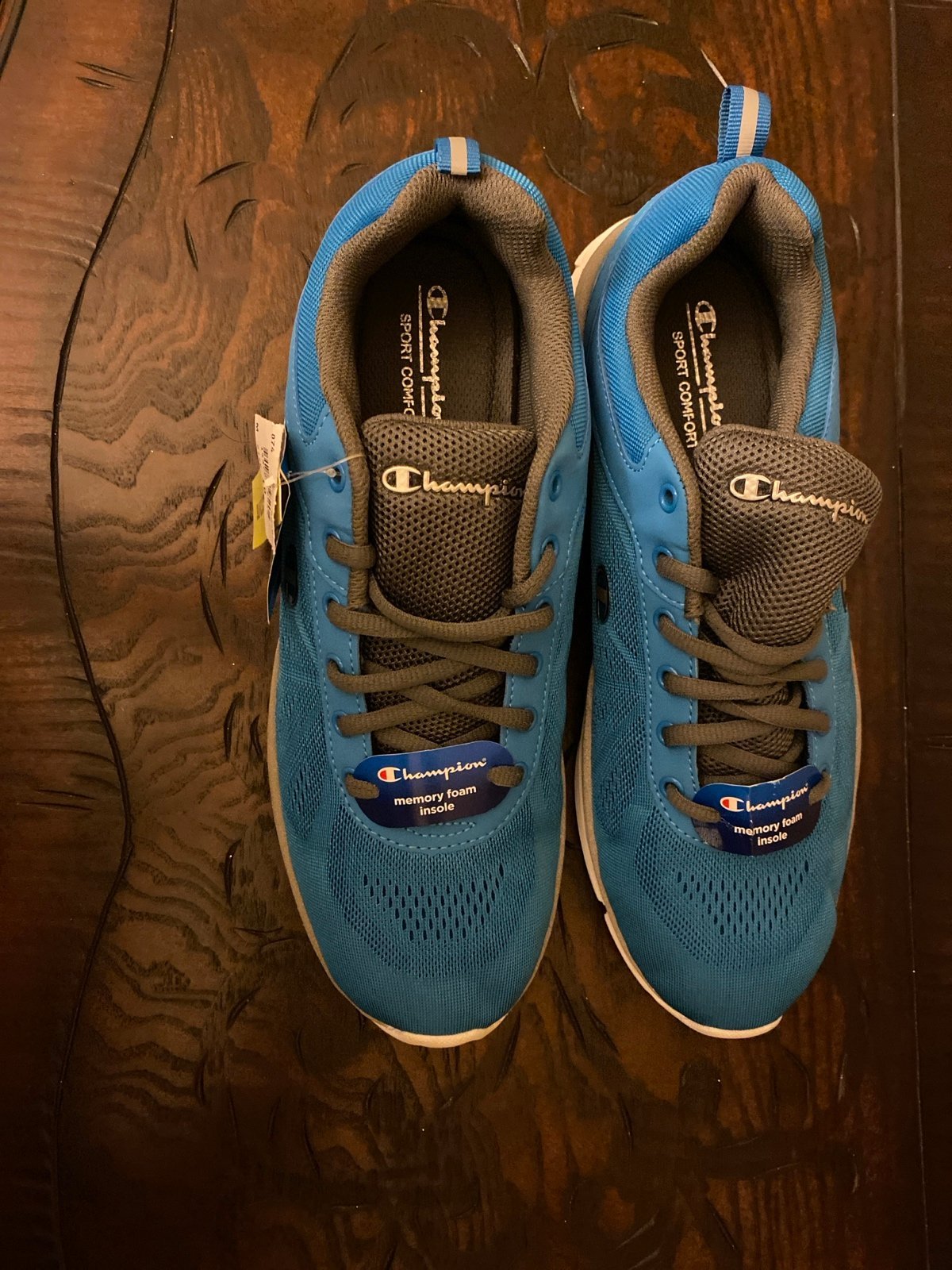 Men Champion Mesh Sneakers (10) Blue