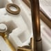 Double Handle Bathroom Faucet Wall Mounted Bathroom Sink Faucet