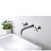 Double Handle Bathroom Faucet Wall Mounted Bathroom Sink Faucet