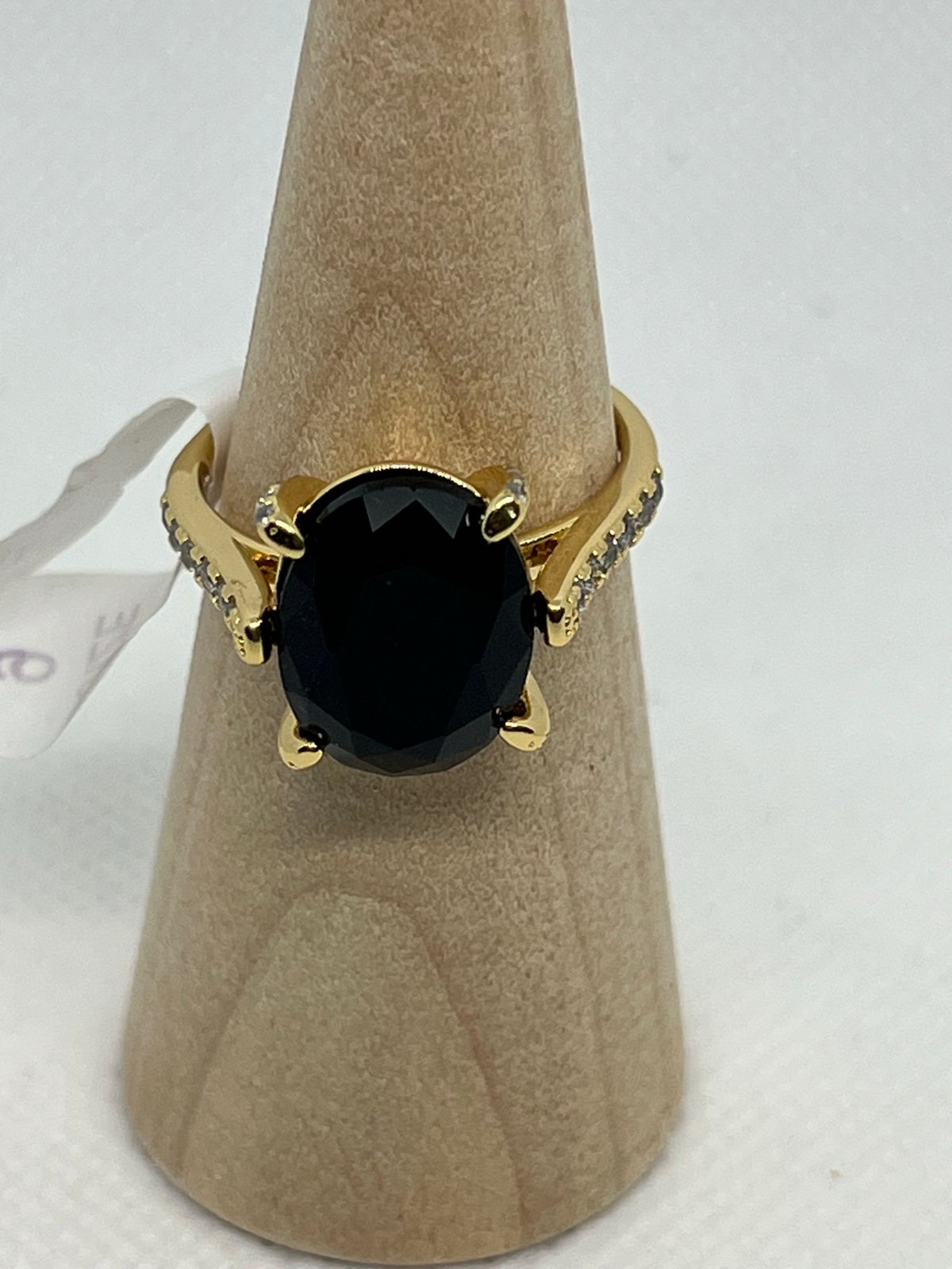 Bomb Party RG20047 Courage To Fly” Black Onyx Gold Size 9