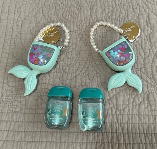 (2) Bath and Body Works x Disney Princess Ariel Pocketbac Duos