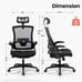 CHAIR Office High Back Mesh Headrest Adjustable (Free Shipping)