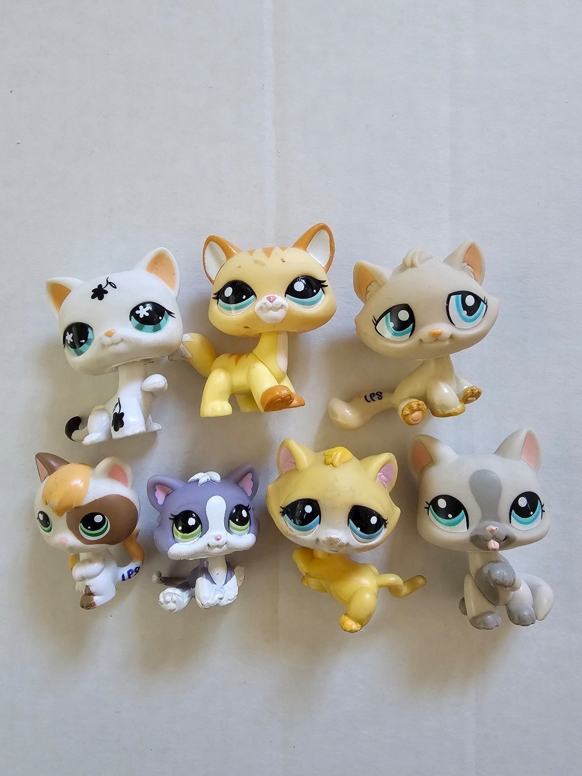 7 Littlest Pet Shop LPS (cats)