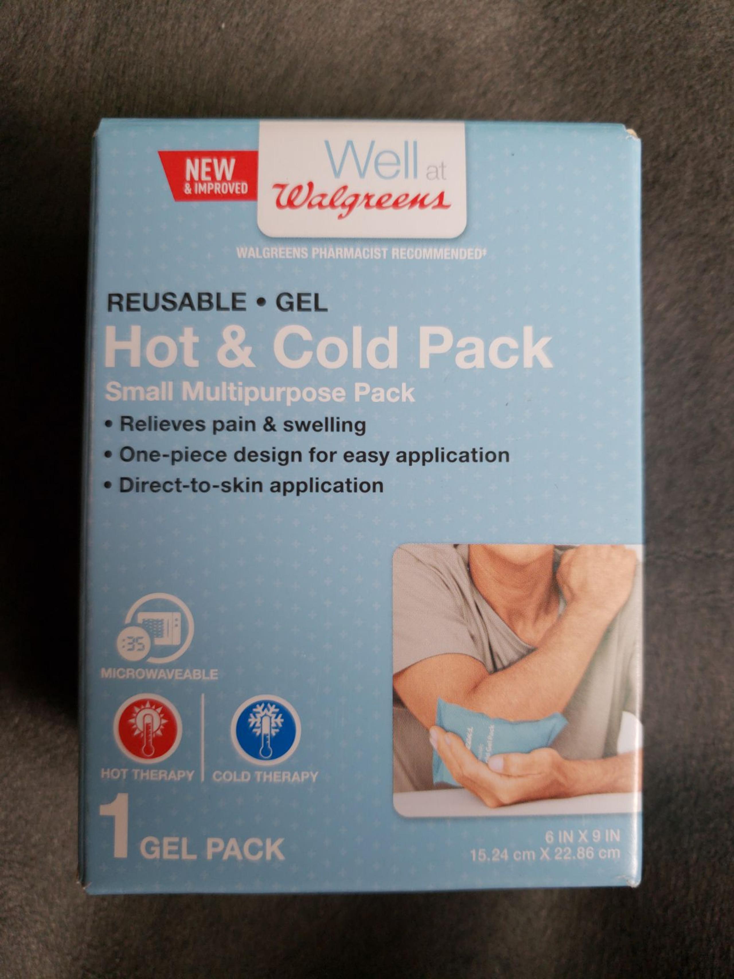 Walgreens Reusable
Gel Hot & Cold Pack
S