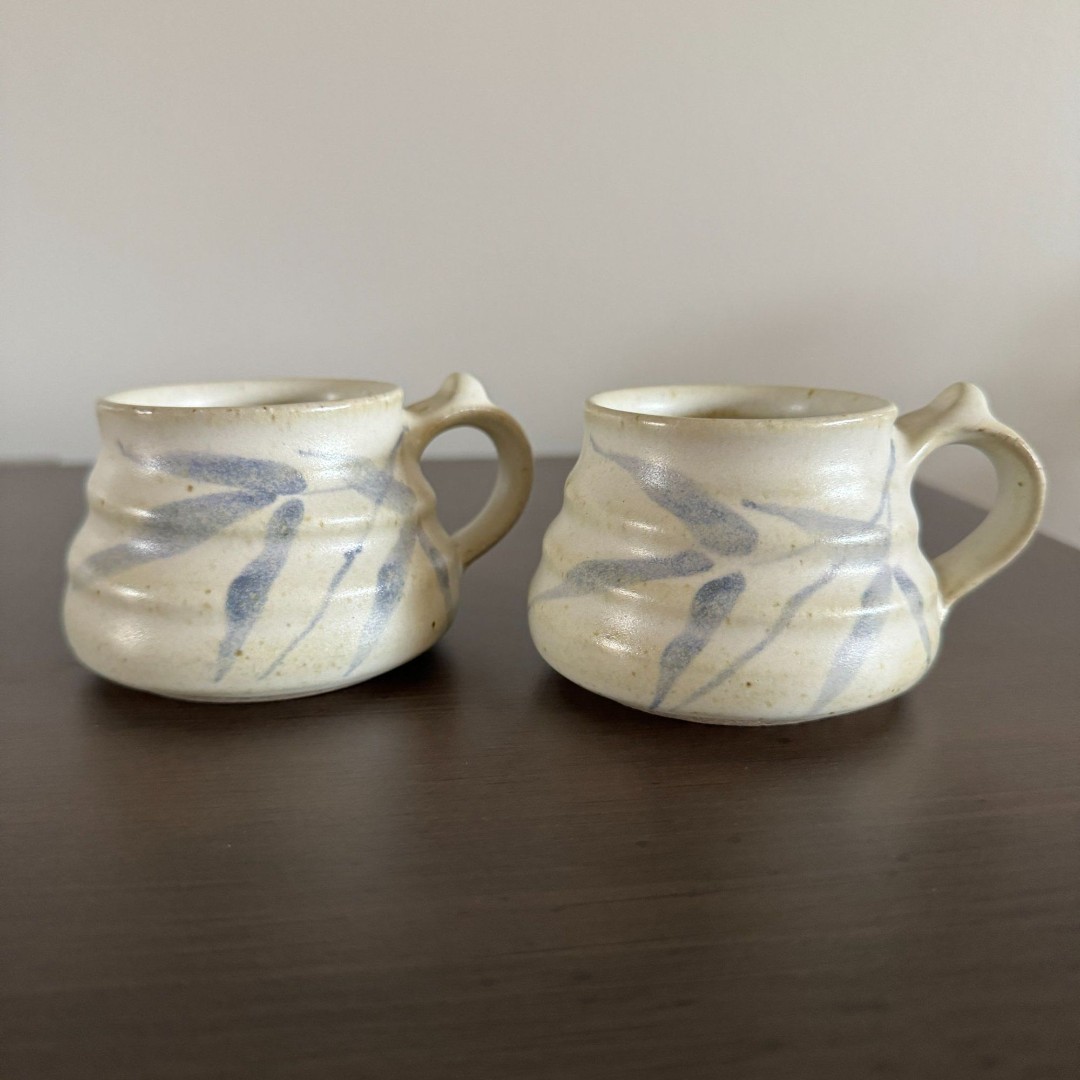 Set of 2 Handmade Petite Pottery Mugs