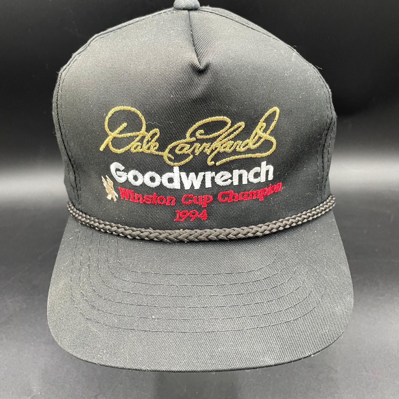 VTG Dale Earnhardt Goodwrench Hat 1994 Winston Cup Champion Snapback NASCAR