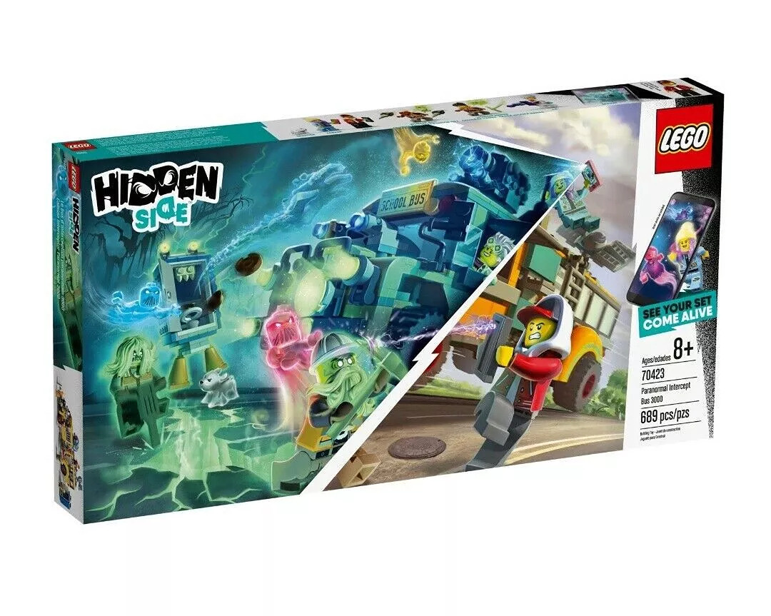 LEGO Hidden Side 70423 Paranormal Intercept Bus 3000 Set RETIRED NEW Halloween