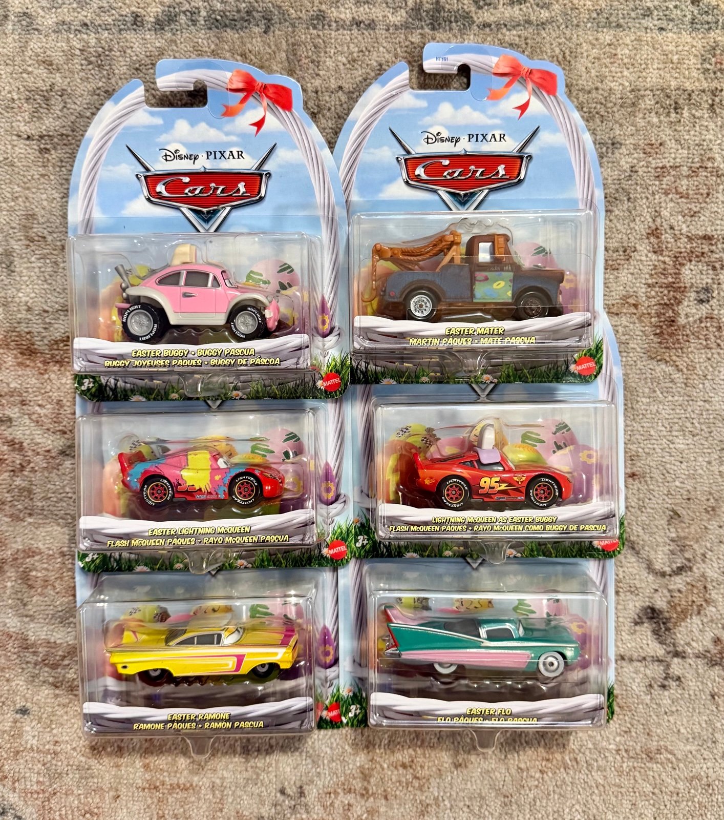 Disney Pixar Cars Easter complete set