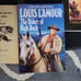 Cowboy Lewis and Clark Louis L'Amour cowboy boots, replica western pistol