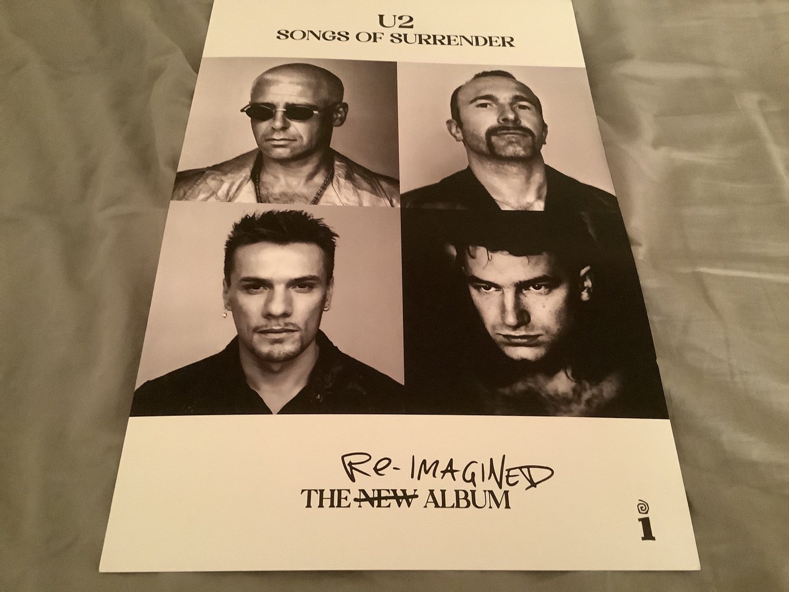 U2 Promo Poster Songs Of Surrender Re-Imagined
