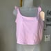 Blogilates plus size lilac snow ruffle tank size 1X New with Tag