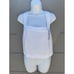 LUNYA Woven White 100% Linen Cross Open back Cropped Tank Top New Sz M