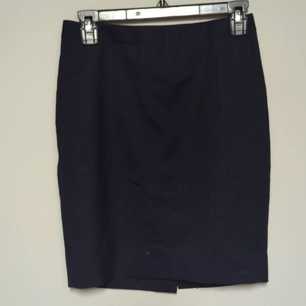 J. Crew Navy Pencil Skirt