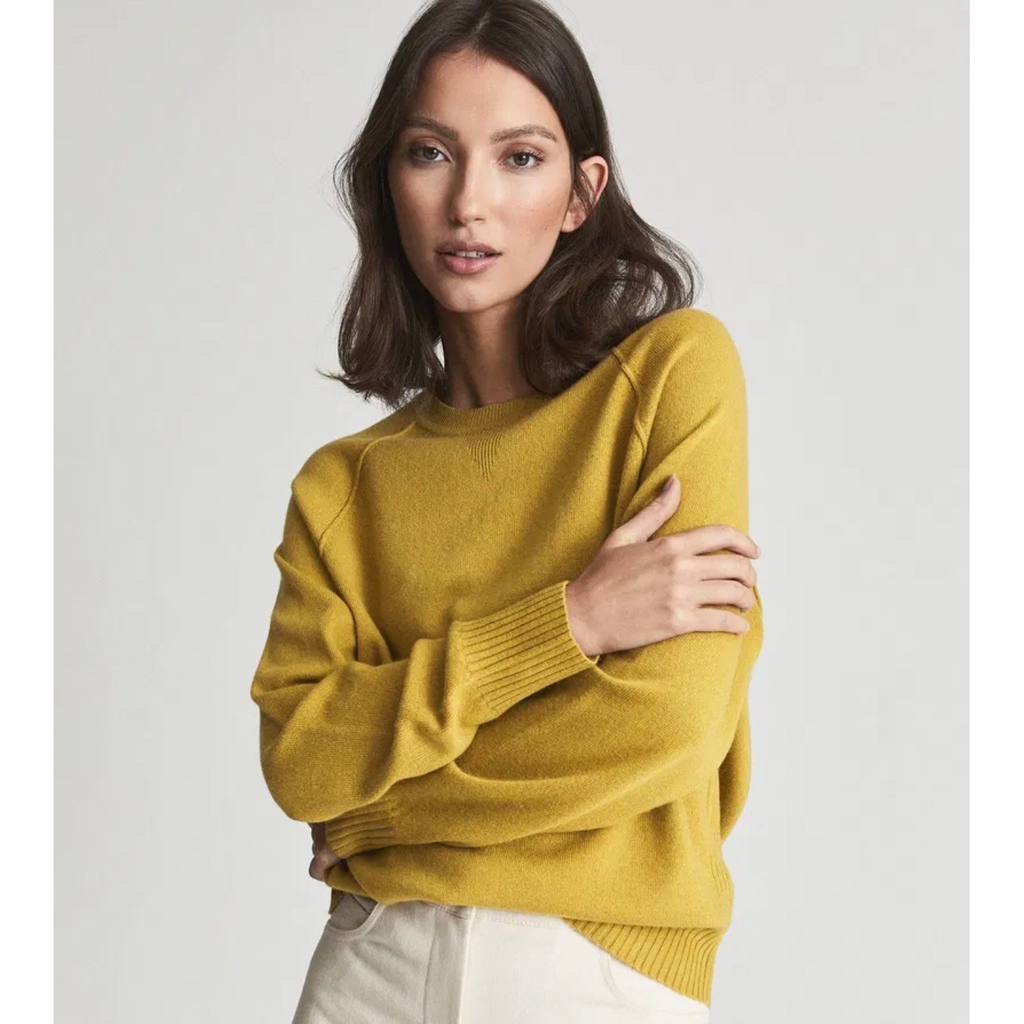 Zaket & Plover Merino Wool Crewneck Sweater Women's XL Ribbed Cuffs Hem Winter