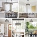 OUVR Close to Ceiling Light fixtures -14 inch Semi Flush Mount Ceiling Light, Dr
