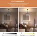 OUVR Close to Ceiling Light fixtures -14 inch Semi Flush Mount Ceiling Light, Dr