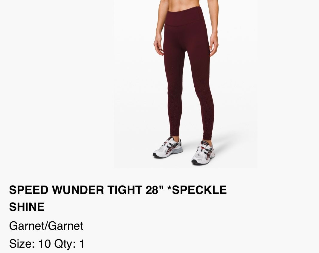 lululemon leggings size 10
