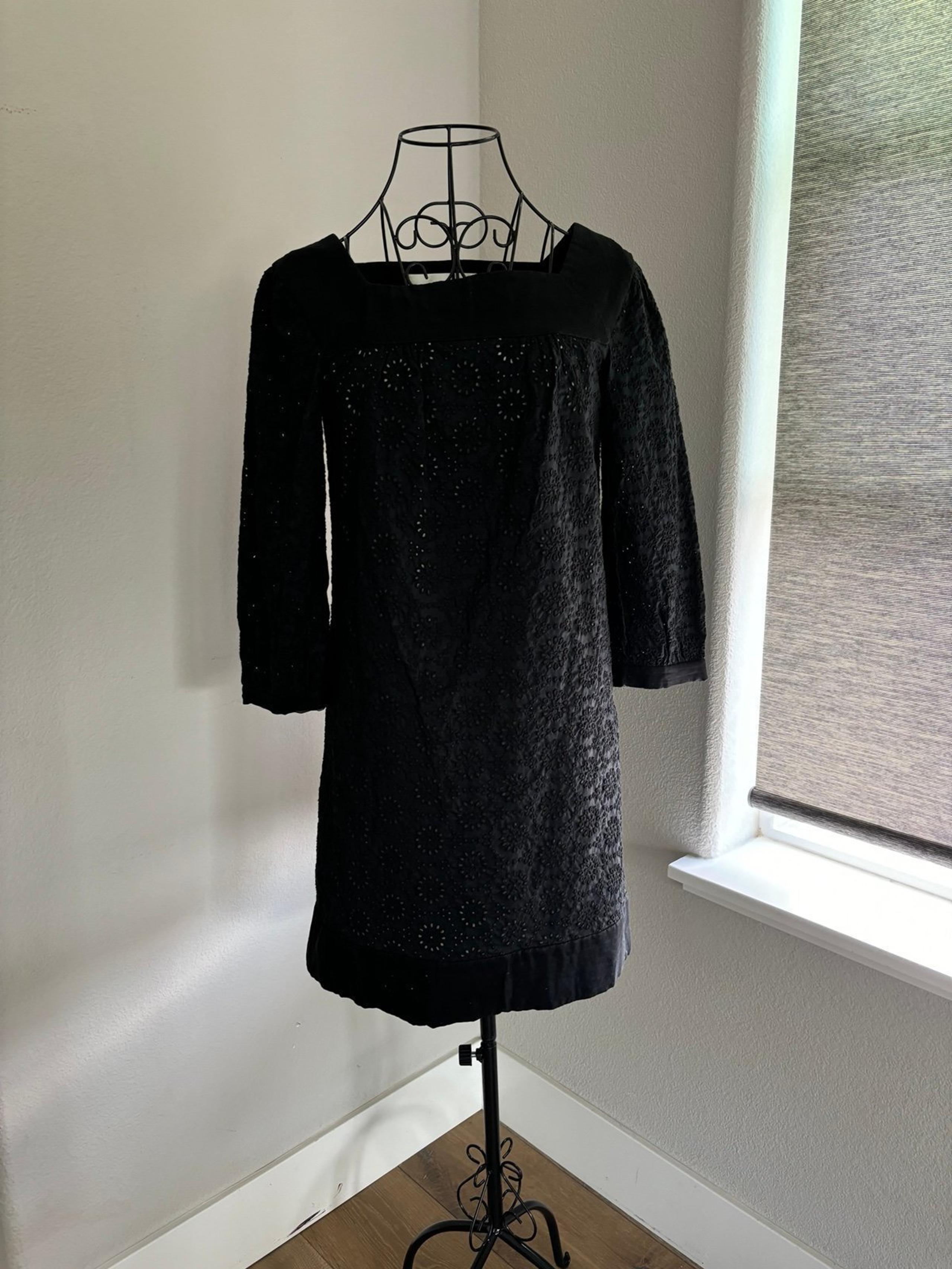 Eyelet Dress with Silk Trim - Size 4 - Thread Social