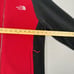 The North Face Fleece Jacket Mens Small Red Black Sweater Pullover Full Zip Poly