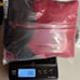 The North Face Fleece Jacket Mens Small Red Black Sweater Pullover Full Zip Poly
