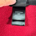 The North Face Fleece Jacket Mens Small Red Black Sweater Pullover Full Zip Poly