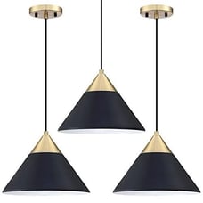 Doraimy Lighting Modern Industrial 1 Light 3 Pack