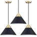 Doraimy Lighting Modern Industrial 1 Light 3 Pack