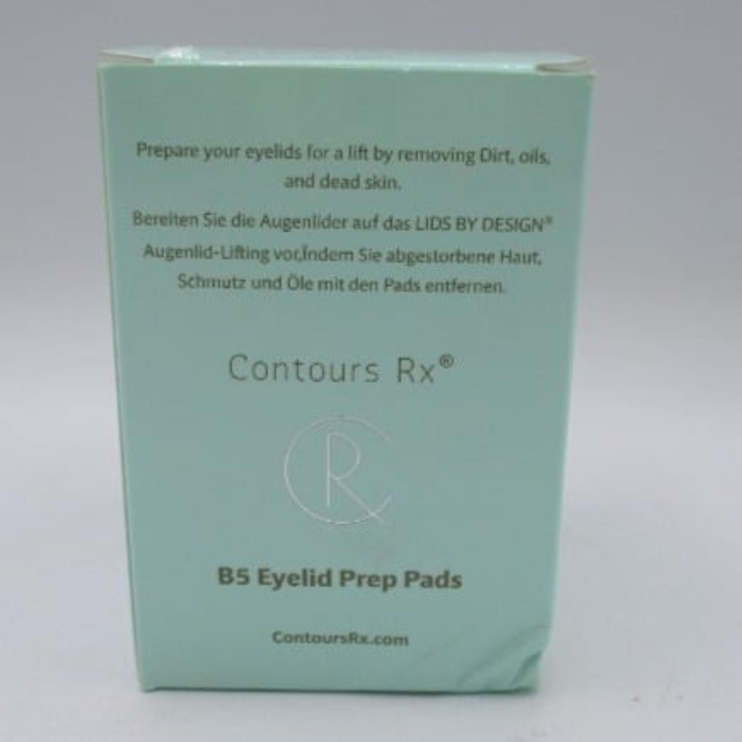 Contours Rx Lid BY Design B5 Eyelid Prep Pads 30 Pads
