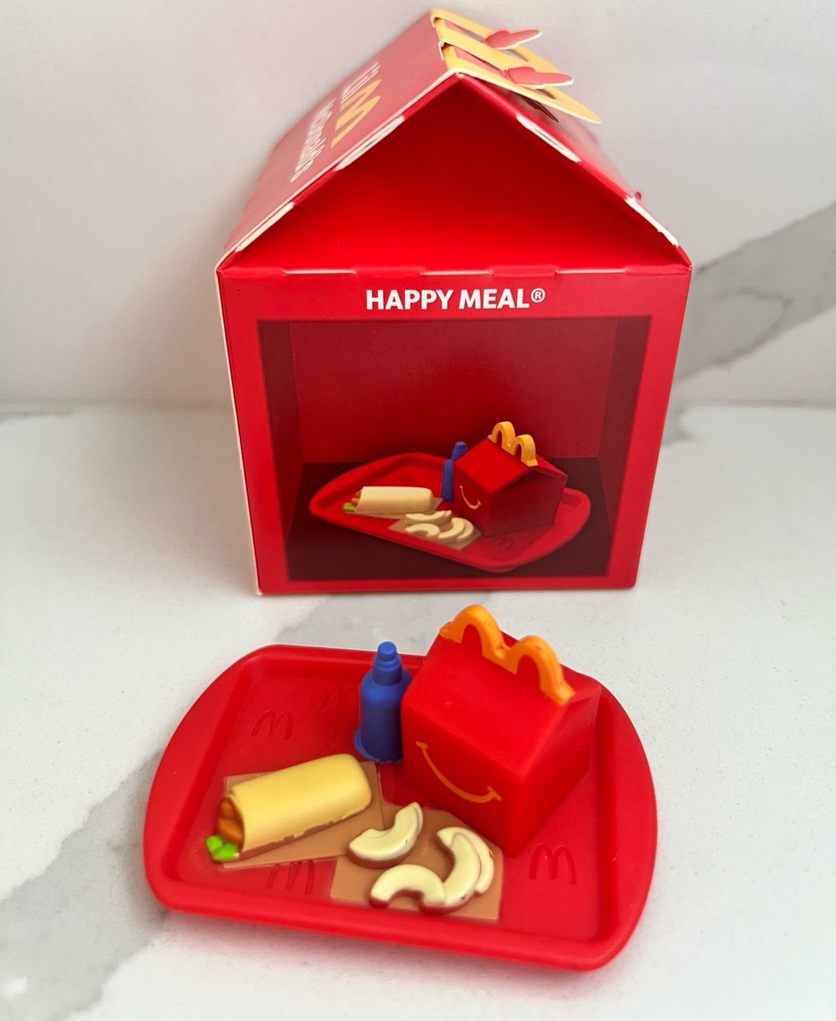 Lil McDonald’s Snack wrap happy meal tray toy