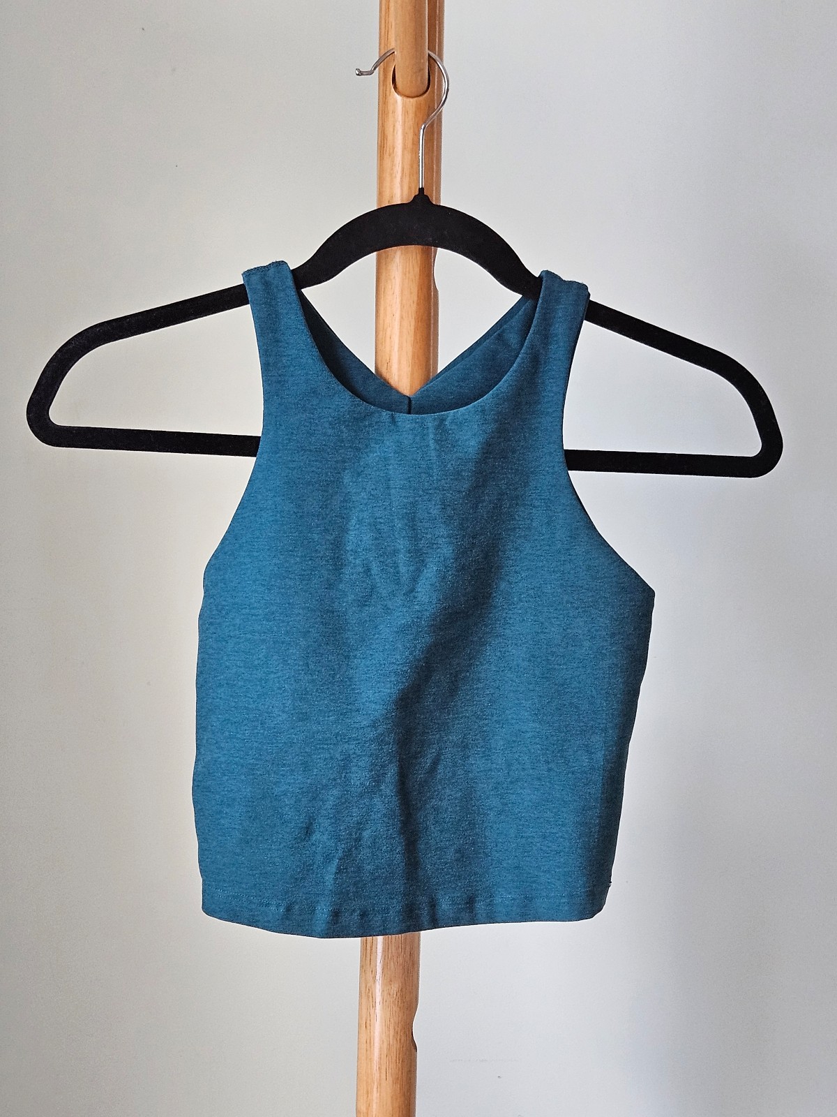 Beyond Yoga Spacedye Refocus Cropped Tank Blue XS