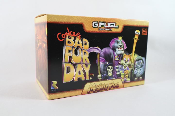 G Fuel Conker's Bad Fur Day Mighty Poo Collector's Box YouTooz Figure Statue #2