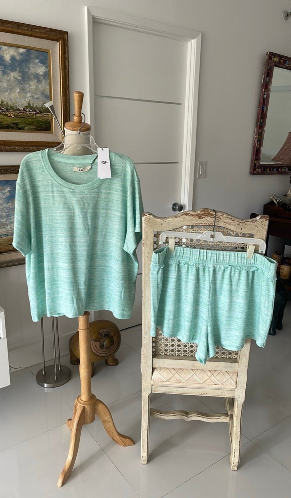 SALE! UGG Aniyah Green Loungewear/Sleepwear/PJ Short Set