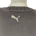 Puma Brown Men’s V-neck Ribbed Pullover Sleeveless Argyle Sweater